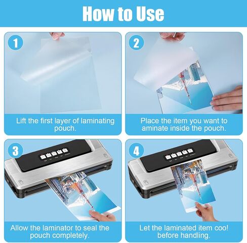 100 Pack التصفيح أكواب 6 "× 9" 5 مل مللي الأبقار CLEAR CARRAY CARTING CARTAL CARD CARDALING CARTING ALLINGINGER in Saudi Arabia