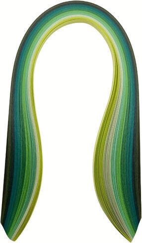 Odetojoy Multi-Color Strings Quilling Paper Strips 1/5inch Paper Filgree Quilling Strips 5mm 90pc/set من الظل المظلم إلى الظل الخفيف (تشويش الظل الأصفر) in Kuwait