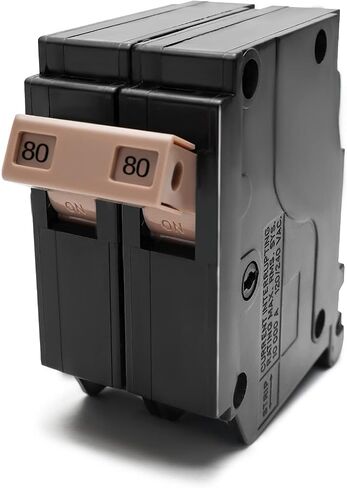 C2125 2-Pole 125-Amp Circuit Breaker, Type C3/4-In Plug-On Molded Case Circuit Breaker, Thermal Magnetic Protection, 10 KAIC, 120/240V, Fit for Cutler Hammer Load Centers(5-Years Warranty) in Saudi Arabia