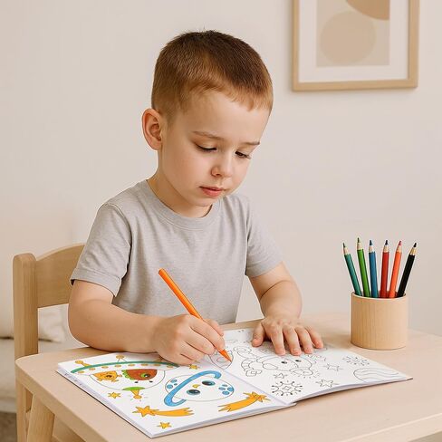 Fun Coloring Books for Kids Set of 3 – Exciting Dinosaur, Space & Trucks Coloring Book for Boys Ages 4–8 – Easy to Color Gift for Your Creative Little One (Girls) (Boys) in Saudi Arabia