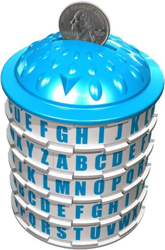 Puzzle Pod Mini - Gift Puzzle Box, Cash and Gift Card Holder, Brain Teaser Money Puzzle and Coin Bank Cryptex in Saudi Arabia