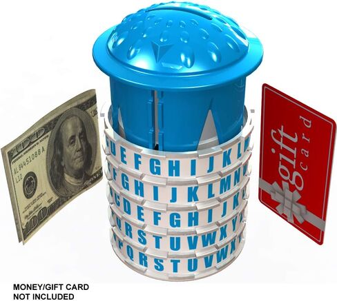 Puzzle Pod Mini - Gift Puzzle Box, Cash and Gift Card Holder, Brain Teaser Money Puzzle and Coin Bank Cryptex in Saudi Arabia