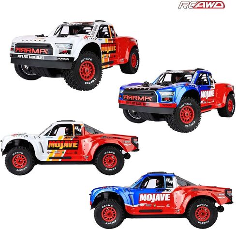 RCAWD 1/8 1/7 RC Short Course Truck & Buggy 17mm hex Adapter ، OD 126mm Wheels Pre-Glued Wheels ، for Traxxas UDR ، Arrma Mojave 4S 6S ، Losi TLR ، Hobao ، Xray ، Serpent 8SC ، FSR ATOM ، Tekno Progrades in Saudi Arabia