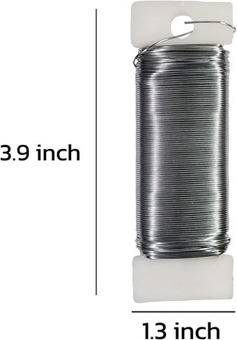 22 Gauge Black Floral Wire 3 Pack 114 Yards Flexible Paddle Wire for Christmas Wreath Tree,Crafts,Garland and Floral Arrangements (3, Green, 114 Yards) in Saudi Arabia