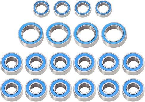 RC Car Parts متوافقة مع Tamiya لـ TT01 TT01E TT01D لـ TT02B 1/10 ترقيات CAR ROPRODES Parts 20pcs Kit Rubber Redber Kit in Saudi Arabia