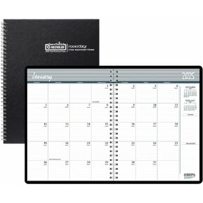 House of Doolittle 2026-2027 Monthly Planner 8.5 "× 11" ، غطاء الورق المقوى ، الأسود (262092-26) in Kuwait