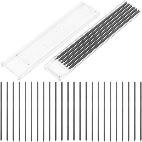 36 Pack Mechanical Pencil Lead Refills for Carpenter Pencils Solid Core Deep Hole Marker Leads Woodworking Construction Architect Drawing in Saudi Arabia