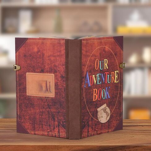كتابنا Hardcover Book Adventure Scrapbook - 144 صفحة ، 5.1 × 7 بوصات ، كتاب صور غلاف منقوش قسط. الحفاظ على ألبوم صور الذكريات للسفر ، الذكرى السنوية ، حفلات الزفاف ، معالم الأطفال (مغامرتي) in Kuwait