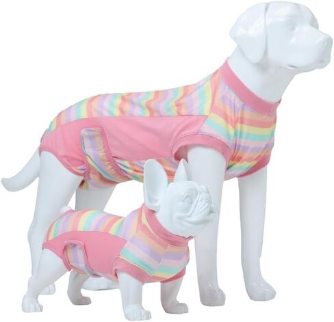Recovery Suit for Dogs After Surgery – Breathable Dog Onesie Cone Alternative, Anti-Licking Surgical Suit for Spay Neuter Wounds, Comfortable E-Collar Replacement for Male & Female Dogs in Saudi Arabia