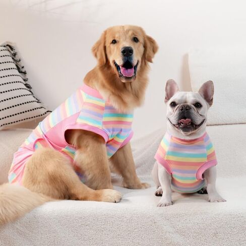 Recovery Suit for Dogs After Surgery – Breathable Dog Onesie Cone Alternative, Anti-Licking Surgical Suit for Spay Neuter Wounds, Comfortable E-Collar Replacement for Male & Female Dogs in Saudi Arabia