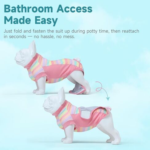 Recovery Suit for Dogs After Surgery – Breathable Dog Onesie Cone Alternative, Anti-Licking Surgical Suit for Spay Neuter Wounds, Comfortable E-Collar Replacement for Male & Female Dogs in Saudi Arabia