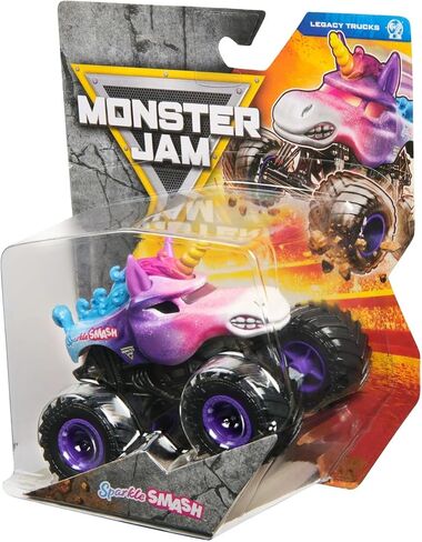 Monster Jam 2025 Official 1:64 Diecast Truck Series 43 Legacy Trucks Sparkle Smash in Saudi Arabia