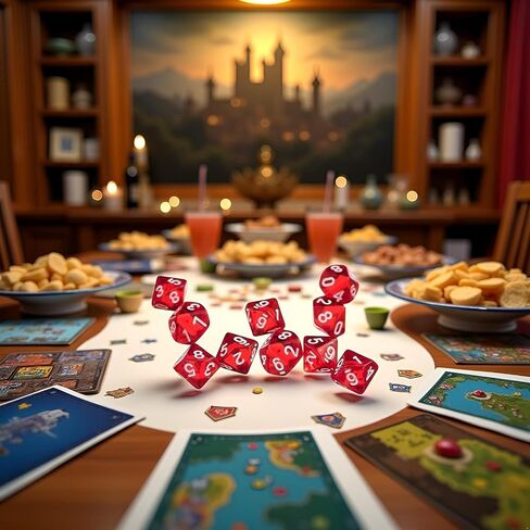 10 PCS D10 Polyhedral Dice-DiCision 10 جوانب الزهر عالي الجوانب لألعاب الطاولة ومغامرات لعب الأدوار (أحمر) in Saudi Arabia