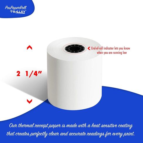 2 1/4" x 150' Thermal Paper (50 Rolls), Works for Talento Dassault, Veeder Root TLS350, Verifone Omni 3300, Verifone Omni 3350 Printer 350 in Saudi Arabia