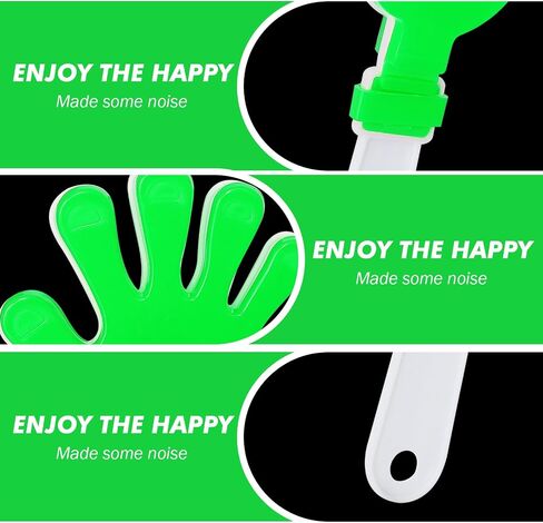 8 Pcs Hand Clappers Noisemakers 7.5 Inch Clappers Noisemakers Plastic Hand Clappers for Birthdays Game Football Sporting Events Cheers Supplies Dance Basketball Football Noisemakers(Blue and White) in Saudi Arabia