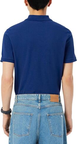 Lacoste Men's Legacy Classic Pique Slim Fit Short Sleeve Polo Shirt in Saudi Arabia
