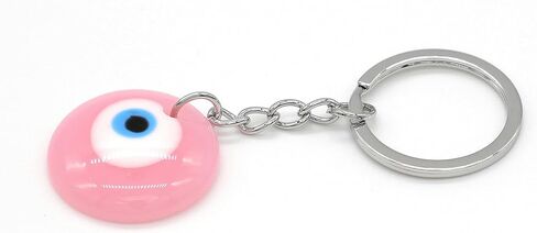 Jasimkiss Evil Eye Keychains Resin Pendant Bag Purse Keychains Good Luck Amulet protection Charm Keychains for Women Men in Saudi Arabia