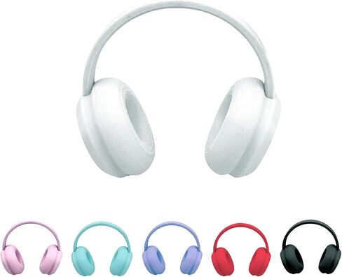 3D Printed Headphones Accessories for Labubu（No Dolls），for Dolls 3.94-6.69inch（10-17cm） in Size，Suitable for Daily Display, Great as a Gift，（White Headphones） in Kuwait