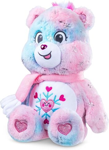 Care Bears - Collector Edition 14 "Snowflake Snowflake Parkle Bear - أقحشة متوسطة الحجم - ألوشي ناعمة ، قابلة للتطبيق ، حيوان محشو للفتيات والفتيان ، الأعمار 4+ in Saudi Arabia