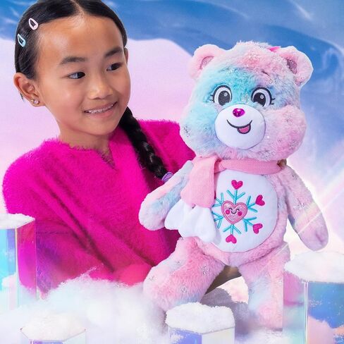 Care Bears - Collector Edition 14 "Snowflake Snowflake Parkle Bear - أقحشة متوسطة الحجم - ألوشي ناعمة ، قابلة للتطبيق ، حيوان محشو للفتيات والفتيان ، الأعمار 4+ in Saudi Arabia