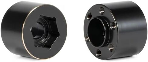 Brass Weights 6mm 9mm 12mm 15mm 22mm Wheel Hex Hub Widen Adapter for 1/10 RC Crawler 1.9 2.2 Wheels Rims SCX10 TRX4 Black (18mm) in Saudi Arabia