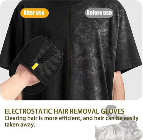 2 PCS قفاز الشعر الأليف ، وأداة إزالة شعر الحيوانات الأليفة ، ومزيل شعر الكلب والقطط الفعال للأثاث ومقاعد السيارات والملابس ، وقفزة الشعر للحيوانات الأليفة القابلة لإعادة الاستخدام وقابلة للغسل للاستمالة للاستمالة in Kuwait