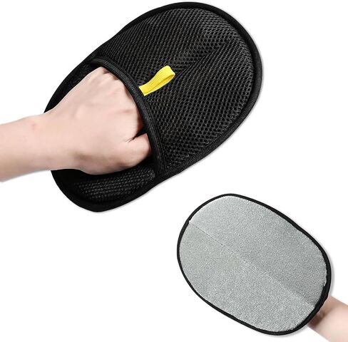 Pet Hair Removal Gloves, and Efficient Pet Hand Hair Removal Gloves, Reusable Pet Hair Removal Gloves. Suitable for Long-Haired and Short-Haired Cats and Horses in Saudi Arabia