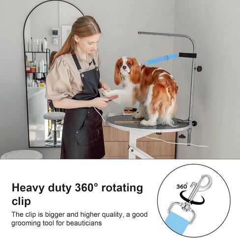 2 Pcs Groomers Helper Grooming Loops for Dogs Groomers Pet Dog Grooming Arm Accessories Extension Straps Adjustable Secure and Stable Loop Extender Bathing Restraint Leashes for Dog Bathing in Saudi Arabia