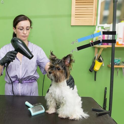 2 Pcs Groomers Helper Grooming Loops for Dogs Groomers Pet Dog Grooming Arm Accessories Extension Straps Adjustable Secure and Stable Loop Extender Bathing Restraint Leashes for Dog Bathing in Saudi Arabia