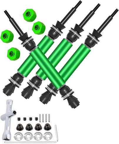 ترقيات عمود محرك أقراص CVD جزء من 1/10 Rustler VXL 4x4 4WD Stampede VXL Hoss VXL SLASH Platinum/Slash Ultimate/Slash VXL 4x4،4pcs الأمامية والخلفية. in Kuwait