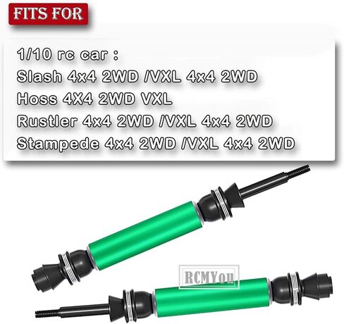 ترقيات عمود محرك أقراص CVD جزء من 1/10 Rustler VXL 4x4 4WD Stampede VXL Hoss VXL SLASH Platinum/Slash Ultimate/Slash VXL 4x4،4pcs الأمامية والخلفية. in Kuwait