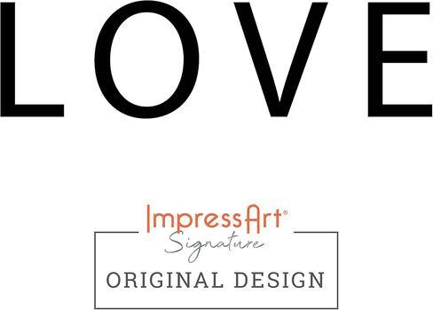 ImpressArt - "Love" Signature Design Metal Stamp, 6mm in Saudi Arabia