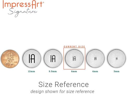 ImpressArt - "Love" Signature Design Metal Stamp, 6mm in Saudi Arabia