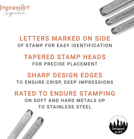 ImpressArt - "Love" Signature Design Metal Stamp, 6mm in Saudi Arabia