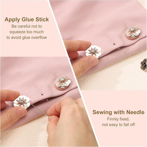 uxcell 10Pcs Sequin Beaded Flowers Patches, 30mm Handmade Paillette Crystal Applique Sewing Beaded Flower Applique for Dress Bags Headband Decor, Silver in Saudi Arabia