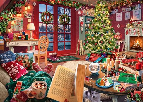 Ravensburger Cozy Christmas 500 Piece Large Format Jigsaw Puzzle for Adults in Saudi Arabia