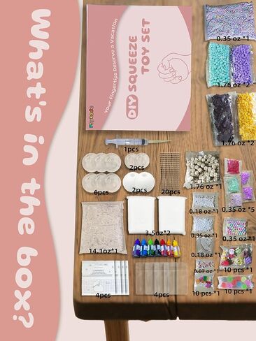 كرة إجهاد DIY صنع مجموعة سهلة-10 جلود TPR ، 13 حشوات ، 14 أوقية الوحل ، 7 أوقية طين ، إنشاء ألعاب الإغاثة من القلق ASMR ، كرات الإجهاد التمسك يدويًا ، هدايا الرعاية الذاتية للنساء ، الاسترخاء المقرمش in Kuwait