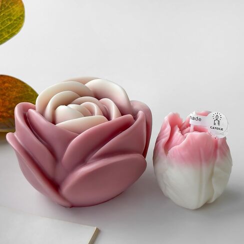 عيد الميلاد غزلان الثلج شمعة أسطوانة سانتا ورواد الراتنج - راتنج صب سيليكون قوالب لديكور المنزل وشموع صنع القالب الموجة الحلزونية in Kuwait