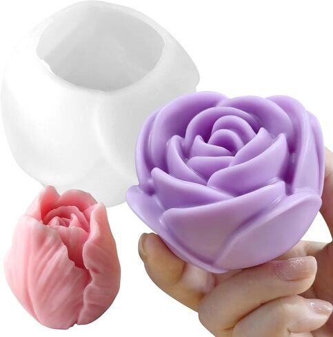 عيد الميلاد غزلان الثلج شمعة أسطوانة سانتا ورواد الراتنج - راتنج صب سيليكون قوالب لديكور المنزل وشموع صنع القالب الموجة الحلزونية in Kuwait