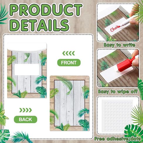 100 PCS Class Library Card Pockets و Classfrice Jobs Bulletin Bulletin Library Pockets مع قلم قابلة للمحوّل والغراء لمكتب منزلي من الطباشير إلى ديكور المدرسة (Blackboard) in Saudi Arabia
