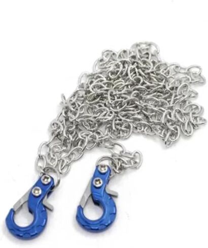 Rc Upgrade Parts For SCX10 D90 D110 TF2 For Tamiya For TRX4 Trailer Hook Trailer Chain Crawler RC Car Accessories(Blue) in Saudi Arabia