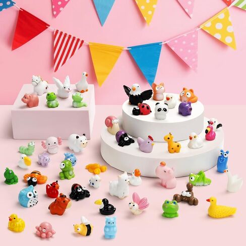 حيوانات راتنجات ميني كابياراس ميني مضيئة من راتنجات الراتنجات 50 بكسل ، شخصيات راتنج صغيرة ، لإخفاء هدايا كابيبا لطيفة التماثيل المصغرة للاحتفالات الجنية ، إكسسوارات المناظر الطبيعية ، الكعكة الكعكة توبيبر in Kuwait