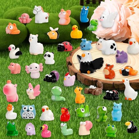 حيوانات راتنجات ميني كابياراس ميني مضيئة من راتنجات الراتنجات 50 بكسل ، شخصيات راتنج صغيرة ، لإخفاء هدايا كابيبا لطيفة التماثيل المصغرة للاحتفالات الجنية ، إكسسوارات المناظر الطبيعية ، الكعكة الكعكة توبيبر in Kuwait