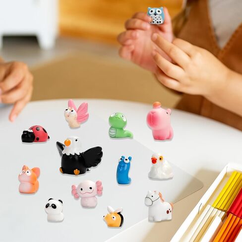 حيوانات راتنجات ميني كابياراس ميني مضيئة من راتنجات الراتنجات 50 بكسل ، شخصيات راتنج صغيرة ، لإخفاء هدايا كابيبا لطيفة التماثيل المصغرة للاحتفالات الجنية ، إكسسوارات المناظر الطبيعية ، الكعكة الكعكة توبيبر in Kuwait