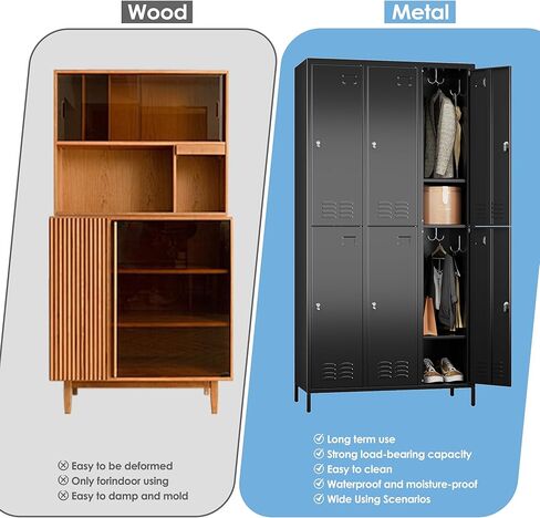 ترقية 3 أبواب خزائن تخزين المعادن للموظفين ، خزانة تخزين الفولاذ الصناعي مع السنانير وثقب الهواء للصالة الرياضية ، المدارس ، المرآب ، المكتب ، التجميع مطلوب ، أسود in Kuwait