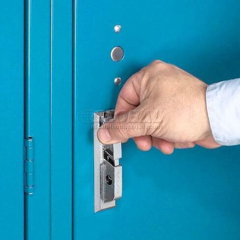 GLOBAL INDUSTRIAL Single Tier Locker, 15x18x72, 1 Door, Ready To Assemble, Gray in Saudi Arabia