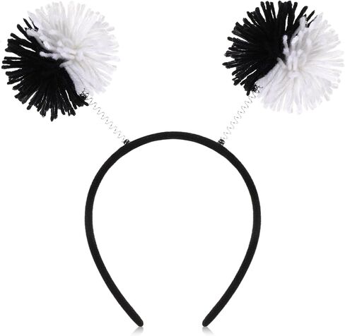 Zeyune Halloween Pom Pom Headbands Festive Party Headband Unisex for Halloween Event Cosplay Themed Party Supplies in Saudi Arabia