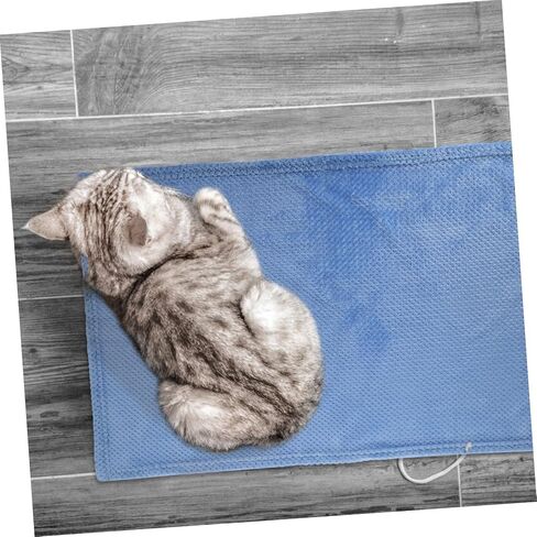 UPKOCH Pets Blanket for Cats and Dogs Comfortable Material Warm Sleeping Mat for All Seasons Blue S for Cozy Indoor Use in Saudi Arabia