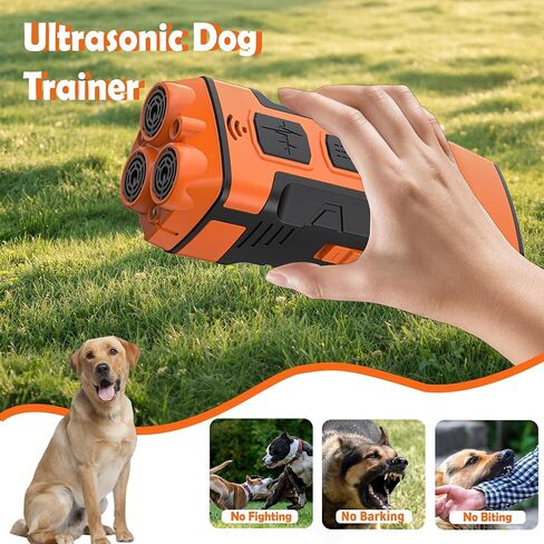 5 in 1 Sonic Bark Deterrents, Dog Training, 3 Modes 50 FT Range, Indoors Outdoors Behavior Correct Safe & Humane Rechargeable Compact Bark Control Shock All Categories Dogs, deterrents in Saudi Arabia