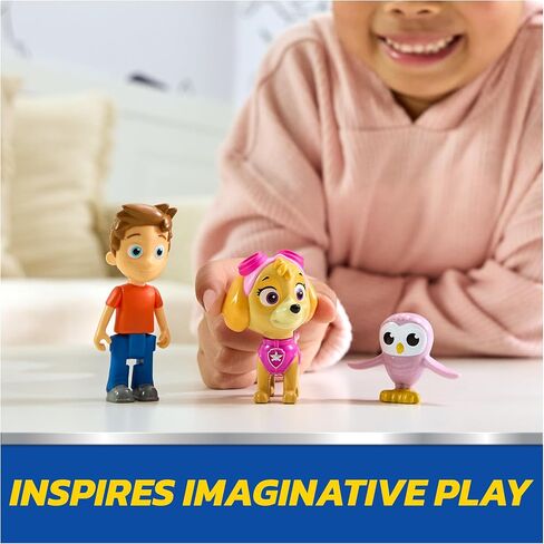 Paw Patrol Skye & Alex Porter Pack مع Lil Hootie Toy Figure ، ألعاب الأطفال للبنين والبنات الذين تتراوح أعمارهم بين 3 وما فوق in Saudi Arabia